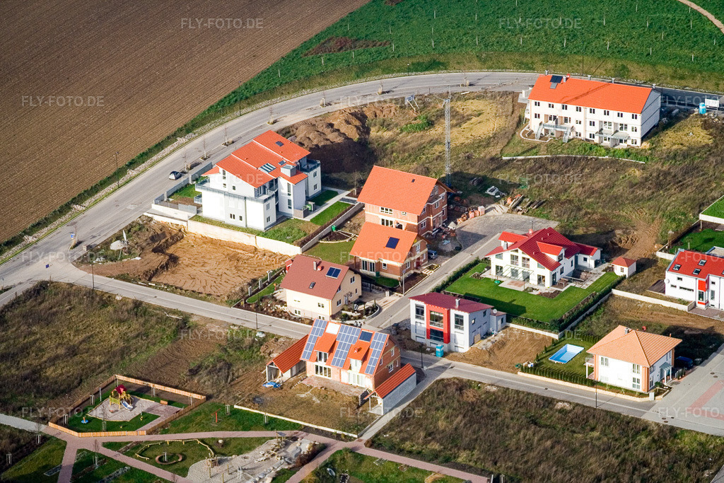 Luftbild: Am Höhenweg in Kandel im Bundesland Rheinland-Pfalz in Deutschland. Foto: IMG_14749.jpg vom 26.11.2008 durch Werner Riehm/FLY-FOTO.de