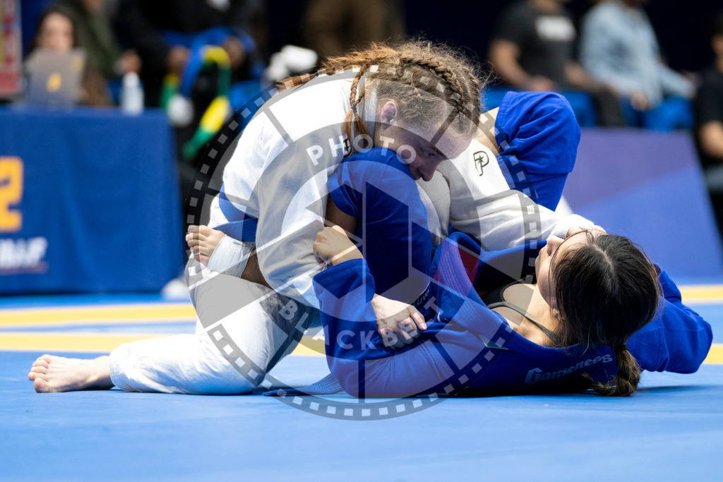 20240121PBB5392 | Fighters compete during the second day of the IBJJF European Championship in Paris, France, on January 21, 2024.