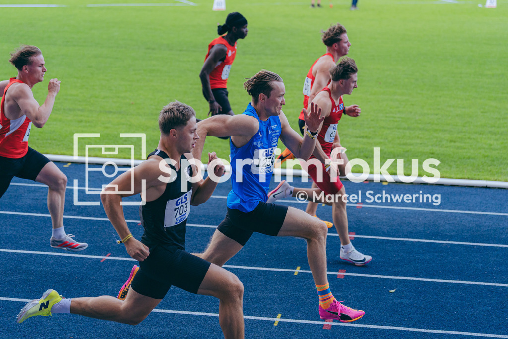 DM U23 U18 Bochum 2026 | Benedikt Thomas Wallstein (LAC Erdgas Chemnitz), Startnummer 1234, 100-Meter-Lauf, Halbfinale mU23, Deutsche Meisterschaften der U18 &amp; U23 2026, Lohrheidestadion Bochum-Wattenscheid, 04.07.2026 Foto: Marcel Schwering / sportimfokus - Realisiert mit Pictrs.com
