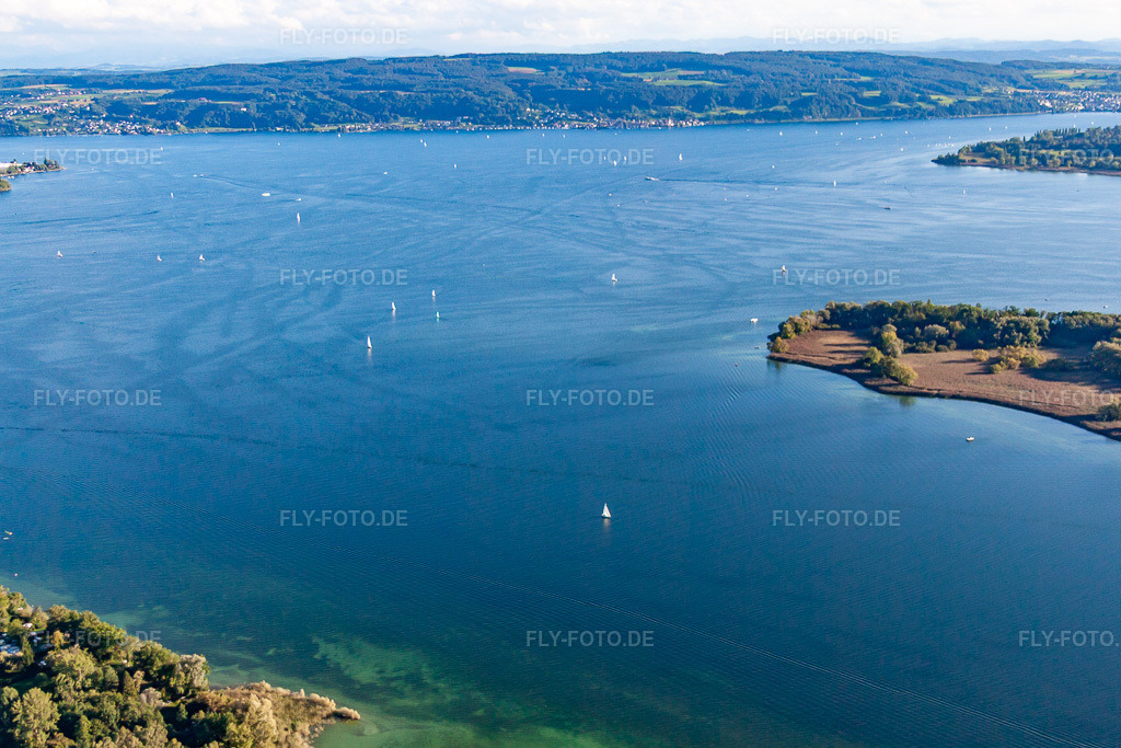Luftbild: Mettnauspitze in Radolfzell am Bodensee im Bundesland Baden-Württemberg in Deutschland. Foto: IMG_71584.jpg vom 30.08.2014 durch Werner Riehm/FLY-FOTO.de