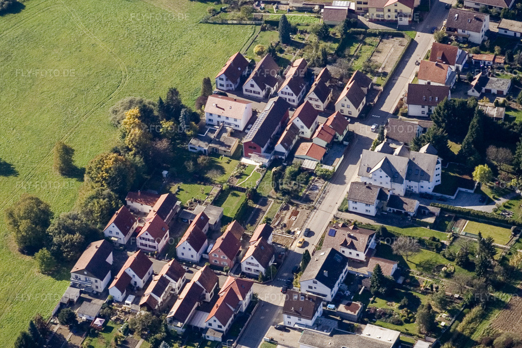 Luftbild: Zügelstr in Wörth am Rhein im Bundesland Rheinland-Pfalz in Deutschland. Foto: IMG_8758.jpg vom 14.10.2007 durch Werner Riehm/FLY-FOTO.de