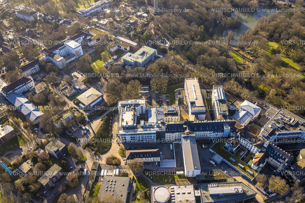 Bochum240103855 | Luftbild, St. Josef-Hospital - Katholisches Klinikum Bochum, Grumme, Bochum, Ruhrgebiet, Nordrhein-Westfalen, Deutschland