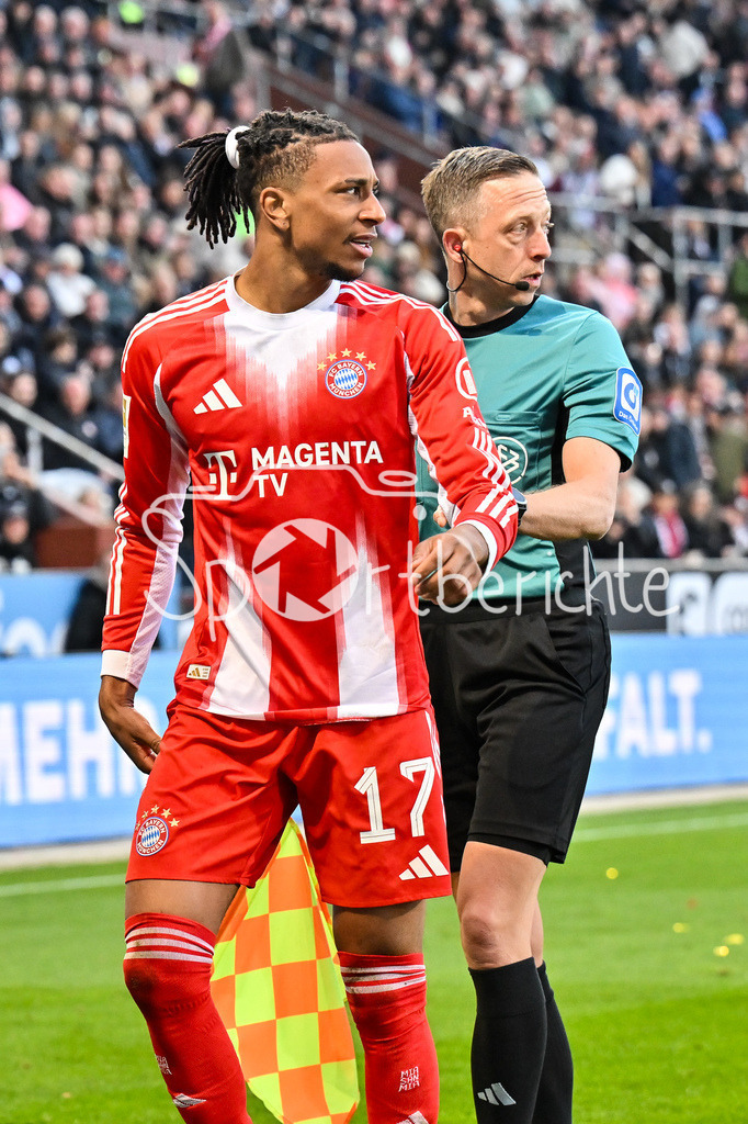 FC St. Pauli - FC Bayern München | ST. PAULI, DEUTSCHLAND - 11. APRIL: im Bild Michael OLISE (FC Bayern Munich 17) / Einzelfoto / Freisteller während dem Bundesligamatch zwischen dem FC St. Pauli und dem FC Bayern München am 29. Spieltag im Millerntor Stadion / DFL REGULATIONS PROHIBIT ANY USE OF PHOTOGRAPHS AS IMAGE SEQUENCES AND/OR QUASI-VIDEO
