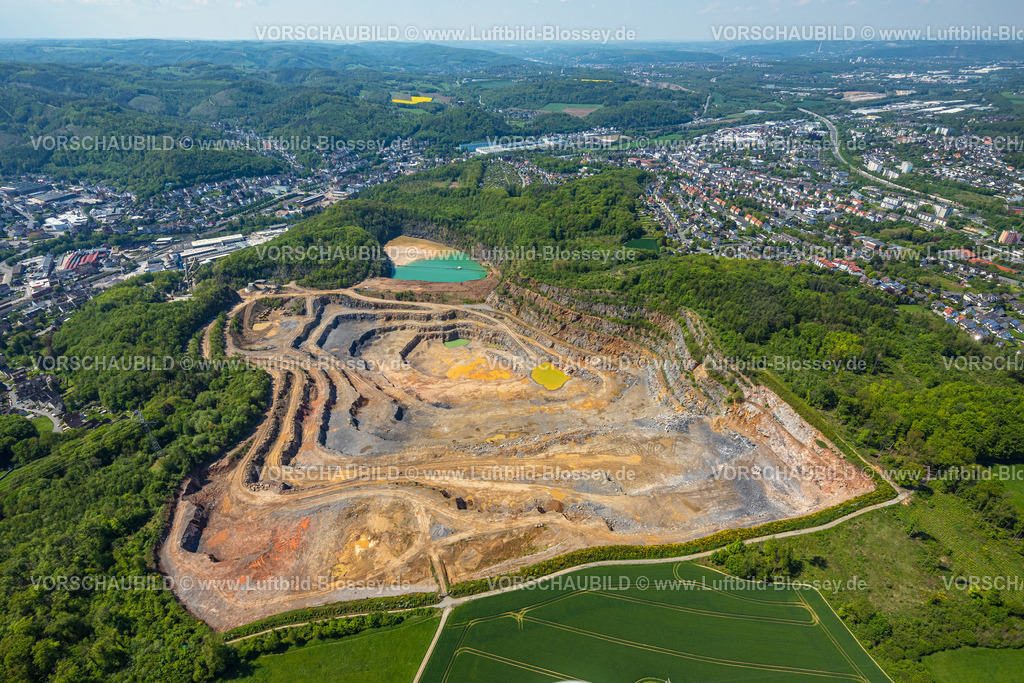 Hagen230501535Hohenlimburg | Luftbild, Steinbruch Steltenberg, Hohenlimburger Kalkwerke, Letmathe, Iserlohn, Sauerland, Nordrhein-Westfalen, Deutschland
