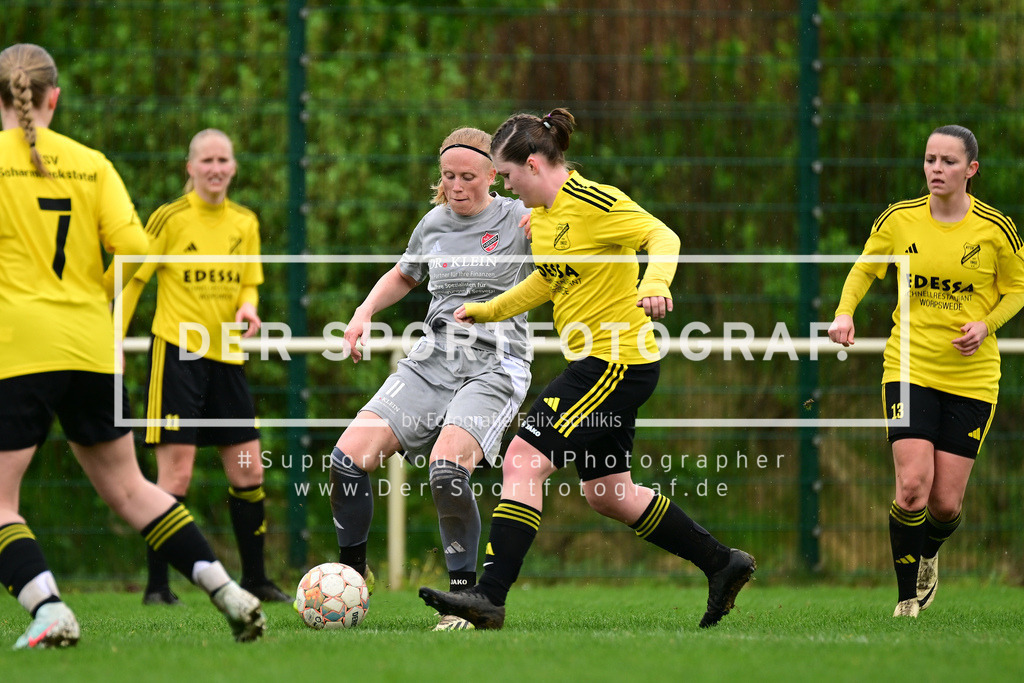 Fußball I Frauen I Saison 2024-2025 I Bezirkspokal I Halbfinale I TuS Fleestedt - ATSV Scharmbeckstotel I 70187 | Der Sportfotograf. - Realisiert mit Pictrs.com