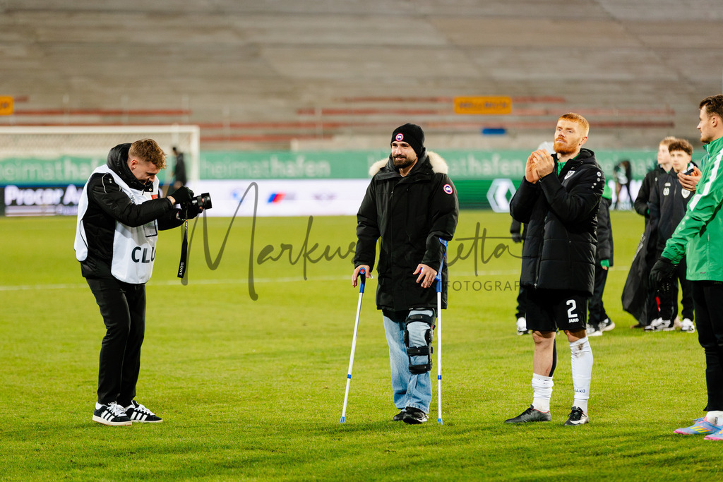 2. Bundesliga, Saison 2025/26, 15. Spieltag: SC Preußen Münster - Hannover 96 | Münster, 05.12.2025: 2. Bundesliga, 15. Spieltag, SC Preußen Münster gegen Hannover 96 im LVM-Preußenstadion in Münster. Foto: sportfotografie.ms | Markus Paletta - Realisiert mit Pictrs.com
