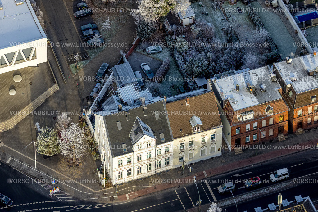 Hamm221203135 | Luftbild, Wohnhaus und Arztpraxis Dr. Andreas Adrian, Ostenallee 9, Mitte, Hamm, Ruhrgebiet, Nordrhein-Westfalen, Deutschland