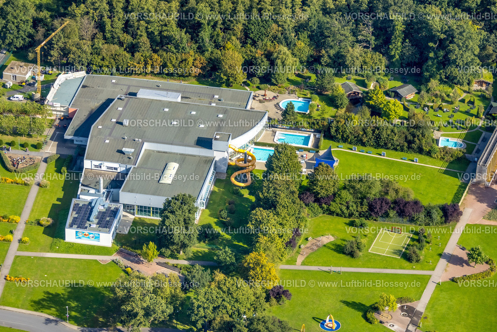 Arnsberg230904643 | Luftbild, Freizeitbad Nass, Hüsten, Arnsberg, Sauerland, Nordrhein-Westfalen, Deutschland