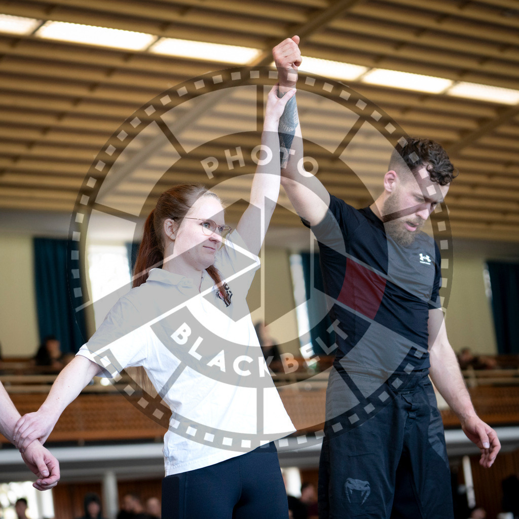 20240309PBB5596 | Fighters compete during the International Luta Livre (ILLCS) Spring Championship in Hannover, Germany, on March 9, 2024.