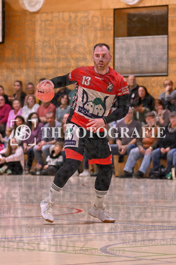 GER, SG Maulburg/Steinen - HSG Dreiland, Handball, Landesliga Suedbaden, 4. Spieltag, Saison 2024/2025, 12.10.2024 | Andre Leuchtmann (SG Maulburg/Steinen, #13)GER, SG Maulburg/Steinen - HSG Dreiland, Handball, Landesliga Suedbaden, 4. Spieltag, Saison 2024/2025, 12.10.2024Foto: TH Fotografie/Thomas Hess