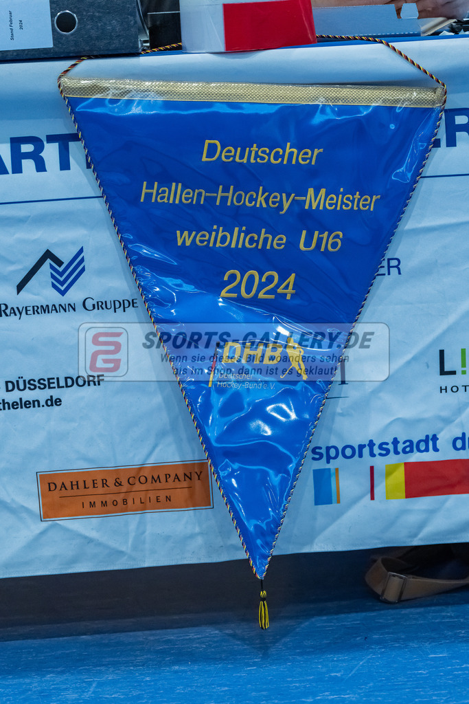 HK_20240303_109303 | Finale und Ehrungen Deutsche Meisterschaft WU16 am 3.3.2024 Hallo DHC, Düsseldorf ,