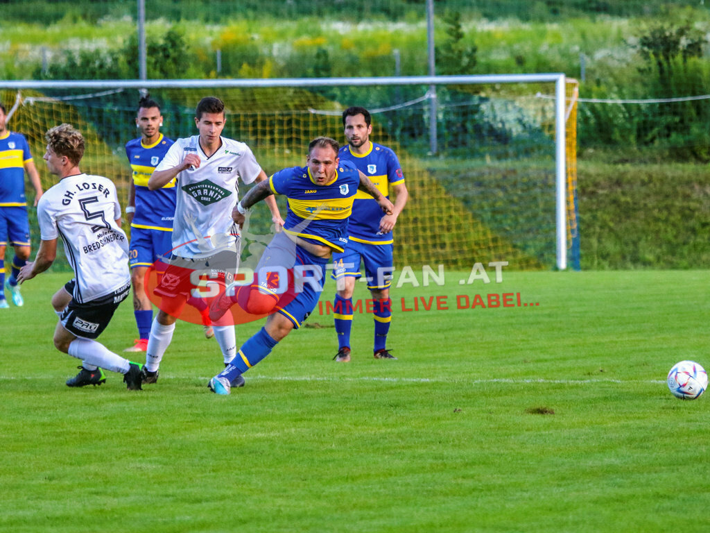 DSG Ferlach - ASKÖ St. Michael/Bleiburg Unterliga Ost 1. Runde | DSG Ferlach - ASKÖ St. Michael/Bleiburg am 29.07.2023 in Ferlach
(Sportplatz Unterbergen), Austria, (Photo by Ernst Krawagner sport-fan.at) - Realisiert mit Pictrs.com