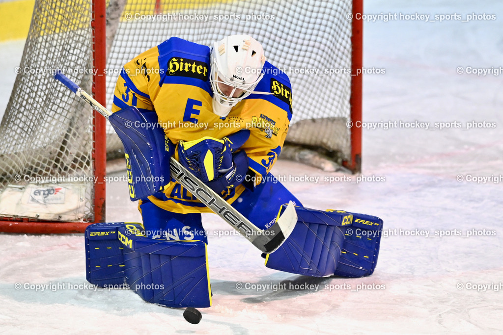 ESC SPARKASSE STEINDORF vs. 1. EHC ALTHOFEN | #31 Horn Fabian EHC Althofen, ESC SPARKASSE STEINDORF vs. 1. EHC ALTHOFEN, ESC SPARKASSE STEINDORF vs. 1. EHC ALTHOFEN am 30.11.2025 in Steindorf (Ossiachersee Halle), Austria, (Photo by Bernd Stefan)