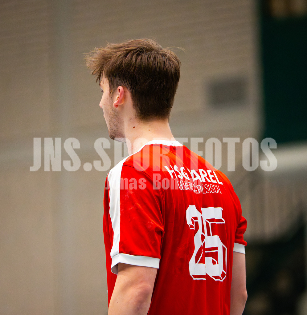 Handball I Herren I Saison 2025-2026 I Verbandsliga West I 13. Runde I SFN Vechta - HSG Varel II I 7501 | Silas Fink (25, HSG Varel II) - Realisiert mit Pictrs.com