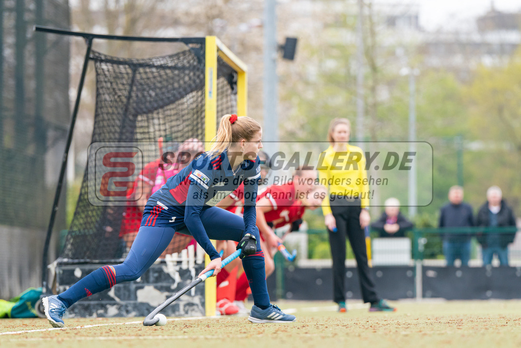 HK_20230416_901657 | 1. Bundesliga Damen Düsseldorfer HC - Rot-Weiss Köln am 16.4.2023 DHC Düsseldorf, Düsseldorf , Annika Sprink ( Düsseldorfer HC #3 )