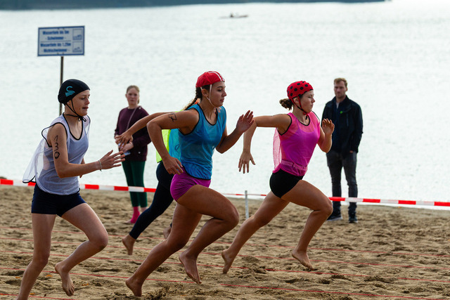 DLRG, Rettungssport, Beach- & Oceanevents, Landesmeisterschaften Freiwasser Rettungssport NRW 2025 14.09.2025 | Kalkar-Wissel, Deutschland - September, 14: Landesmeisterschaften Freiwasser Rettungssport NRW 2025 (Foto: Benedikt Lang (DLRG)) - Realisiert mit Pictrs.com
