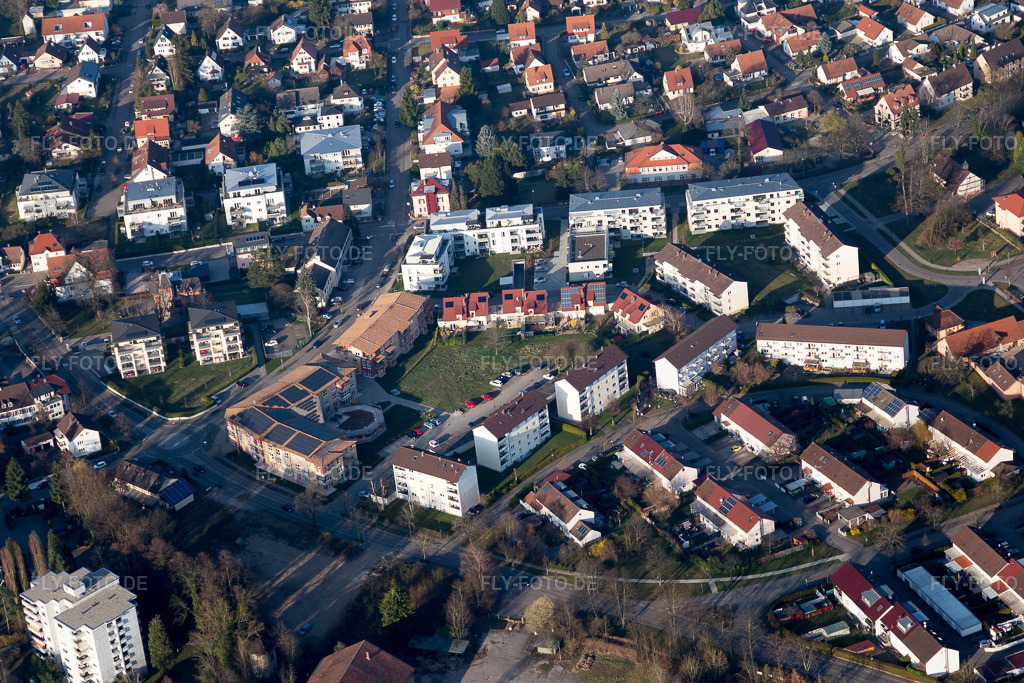 Luftbild: Seniorenpflegeheim Villa Antika in Achern im Bundesland Baden-Württemberg in Deutschland. Foto: IMG_097694.jpg vom 16.03.2017 durch Werner Riehm/FLY-FOTO.de