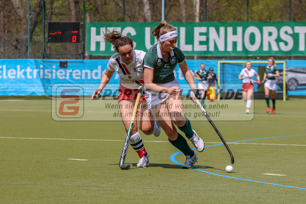 MJ_2023-04-22 - F - HTCU - TSV-58 | Maya Hemmerle (Uhlenhorst Mülheim #2), Uhlenhorst Mülheim - TSV Mannheim am 22.4.2023 im Waldstadion, Mülheim a. d. Ruhr