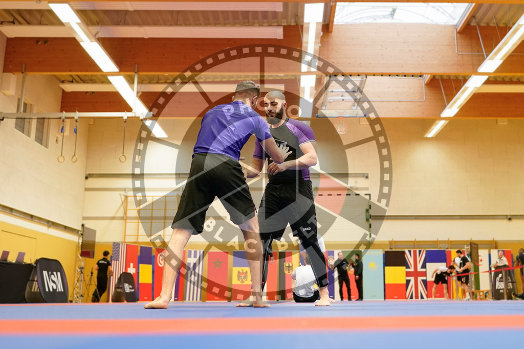 20240203PBB09914 | Fighters compete during the Brazilian Jiu-Jitsu Championship of the AJP Tour in Maintal by Frankfurt am Main, Germany, on February 2, 2024.
