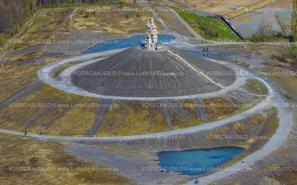 Gelsenkirchen220402639 | Luftbild, Halde Rheinelbe mit Himmelstreppe, Ückendorf, Gelsenkirchen, Ruhrgebiet, Nordrhein-Westfalen, Deutschland