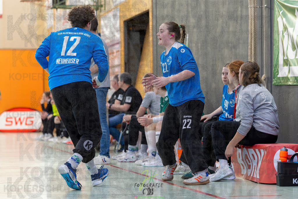 Jugendbundesliga wJA, Pokalrunde, HSG Kleenheim/Langgöns - Frisch Auf Göppingen | Jugendbundesliga wJA, Pokalrunde, HSG Kleenheim/Langgöns - Frisch Auf Göppingen am 28.02.2026 in Oberkleen (Weidig-Halle)Photo © 2026 - Jörg Heinrich - Realisiert mit Pictrs.com