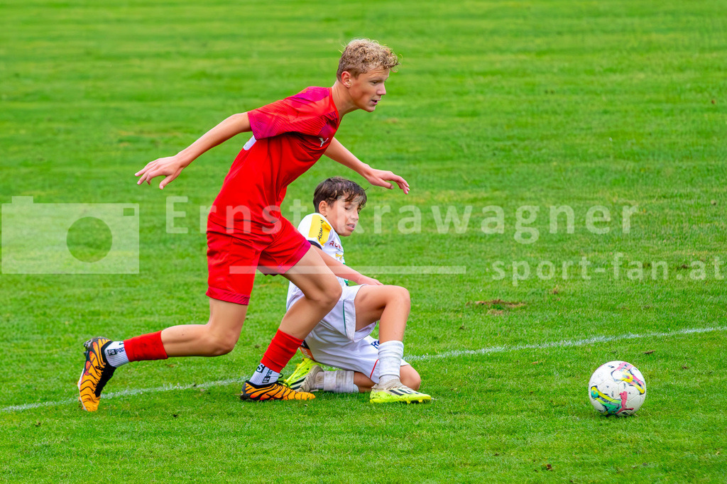Fußball, Entwicklungsspiele der KFV-Auswahl  | Fußball, Entwicklungsspiele der KFV-Auswahl , KFVU14 am 05.09.2024 in Spittal (Stadion Landskron), Austria, (Photo by Ernst Krawagner sport-fan.at) - Realisiert mit Pictrs.com