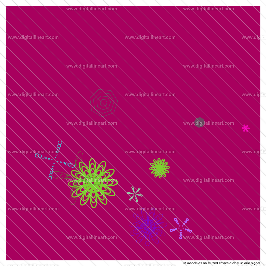 10-mandalas-muted-emerald-of-ruin-and-signal | digitallineart - Realisiert mit Pictrs.com