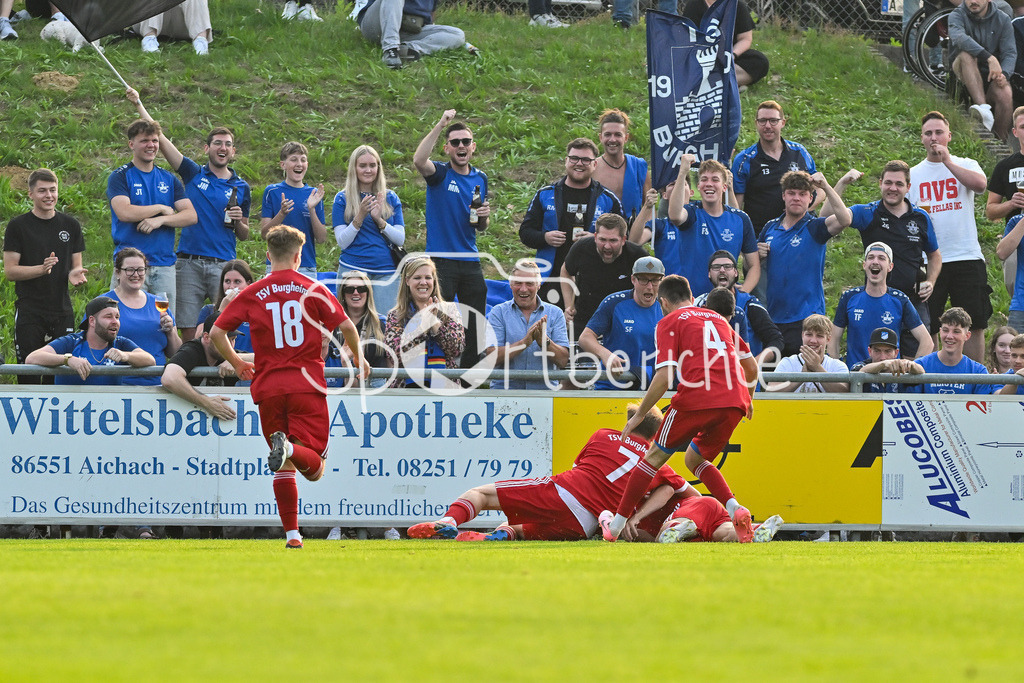 SpVgg Auerbach-Streitheim - TSV Burgheim | Jubel nach 1-3 durch Burgheim 20