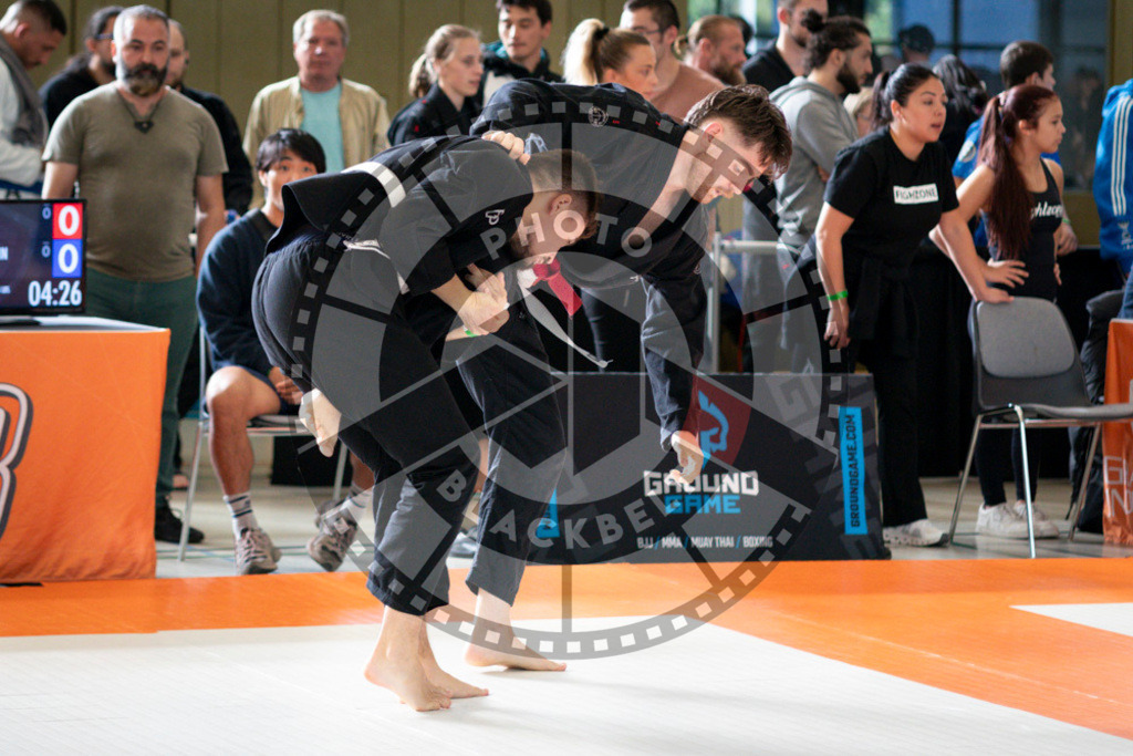 20240915PBB0741 | Athletes compete during the Grappling Industries’ grappling and Brazilian jiu-jitsu competition in Berlin, on September 15, 2024.