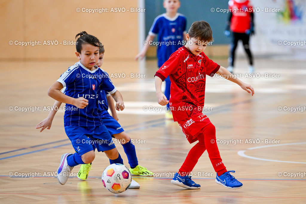 ASVÖ_ Fussballturnier SV Gallneukirchen_ 09.02.2025-143 | 09.02.2025, Gallneukirchen, AUT, ASVÖ, Fussball Nachwuchs Hallenturnier 2025, SV Gallneukirchen im Bild Teilnehmer U 9©Harald Dostal / fodo.media - Realisiert mit Pictrs.com