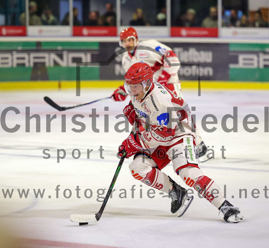 2025-09-12_100_TSV_Erding_gegen_EV_Landshut | Erding, Deutschland, 12.09.2025:Eishockey, Oberliga Süd 2025 / 2026, Testspiel, TSV Erding gegen EV Landshut, Endergebnis: 4:6+l95+Foto: Christian Riedel / fotografie-riedel.net