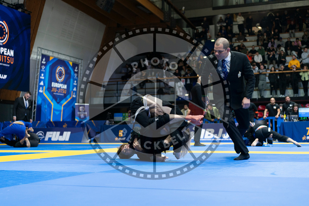 20240119PBB2381 | Fighters compete during the IBJJF European Championship in Paris, France, on January 19, 2024.