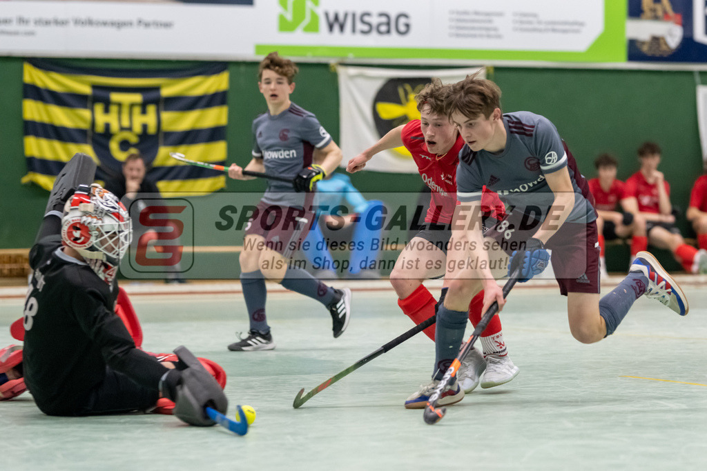 SFE_20230304_0039 | Deutsche Meisterschaft Männliche U16 Halle 2023 am 04.03.2023 in Köln (KTHC Stadion Rot-Weiss Köln Tennis and Hockey Club), Photo: Stephan Fehrmann 2022 (Sports-Gallery)