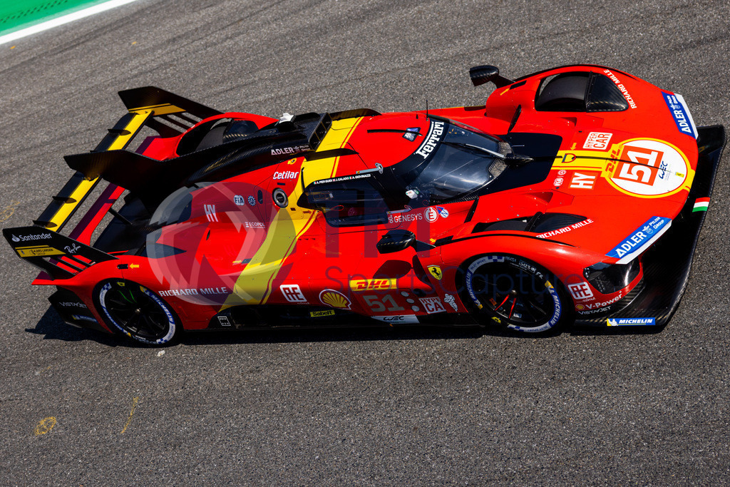 Trainproduction-20230708-0171 | MONZA,ITALY,08.Jul.23 - MOTORSPORTS - WEC, FIA World Endurance Championships, 6h of Monza, Autodromo Monza. Image shows Alessandro Pier Guidi (ITA), James Calado (GBR) and Antonio Giovinazzi (ITA/Ferrari AF Corse). Photo: Trainproduction / Matthias Trinkl
