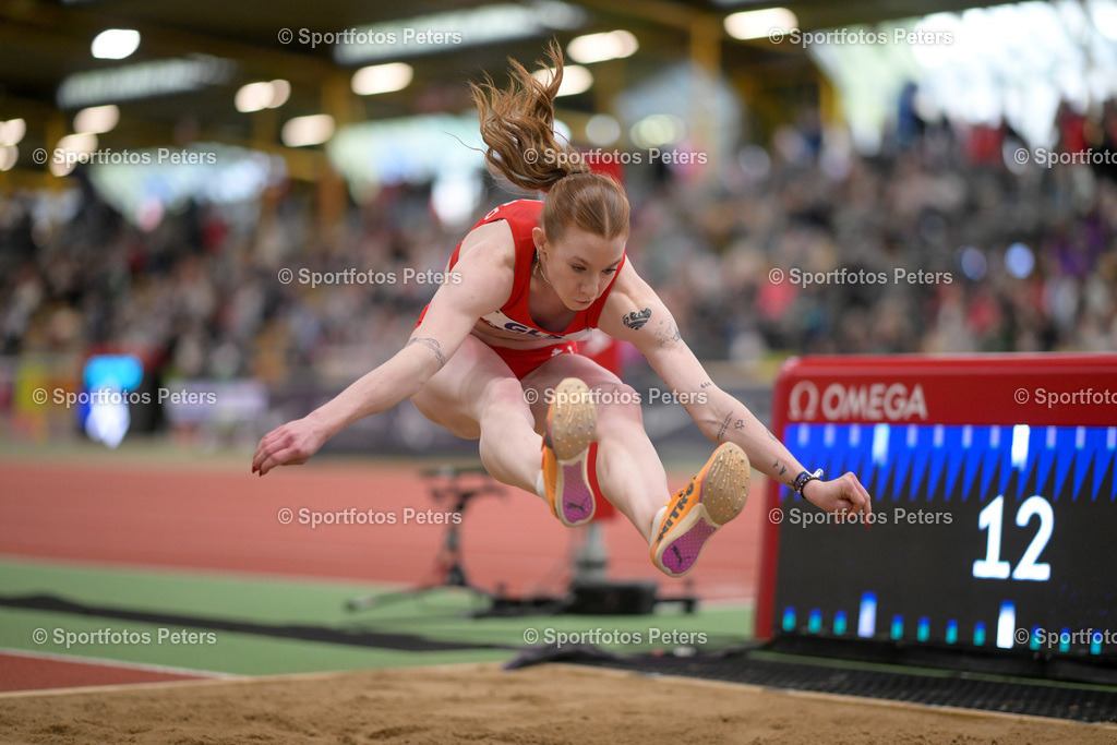 DM Halle 2026_Samstag-117 | 28.02.2026, xkaix, Leichtathletik Deutsche Meisterschaften Halle 2026,  v.l. Sarah-Michelle Kudla (LG Nord Berlin) - Realisiert mit Pictrs.com