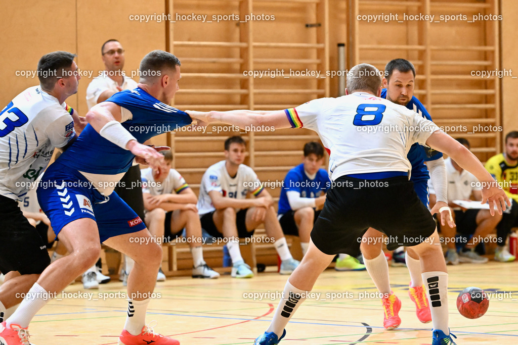 SC Ferlach vs. RK Zagreb 24.8.2023 | #23 Kocbek Jure, #7 Patrik Walczak, #8 Knapp Simon, #27 Ivan Cupic
