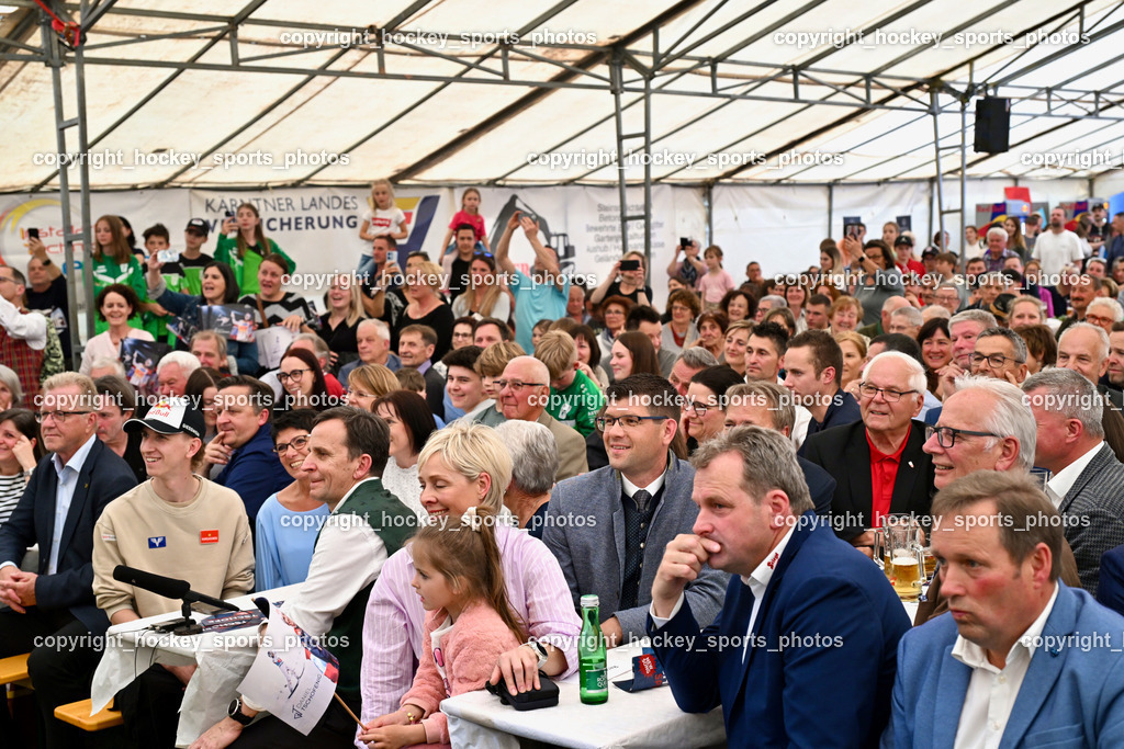 Empfang Daniel Tschofenig | Besucher Festzelt Daniel Tschofenig, Empfang Daniel Tschofenig, Empfang Daniel Tschofenig am 10.05.2025 in Hohenthurn (Mehrzweckhaus Hohenthuurn), Austria, (Photo by Bernd Stefan)