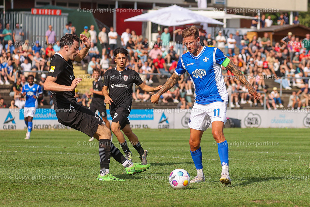 Giessen_Darmstadt (361) | 16.07.2023; Testspiel; Waldstadion Gießen; FC Gießen - SV Darmstadt 98; Ergebnis: 2:0 (0:0)