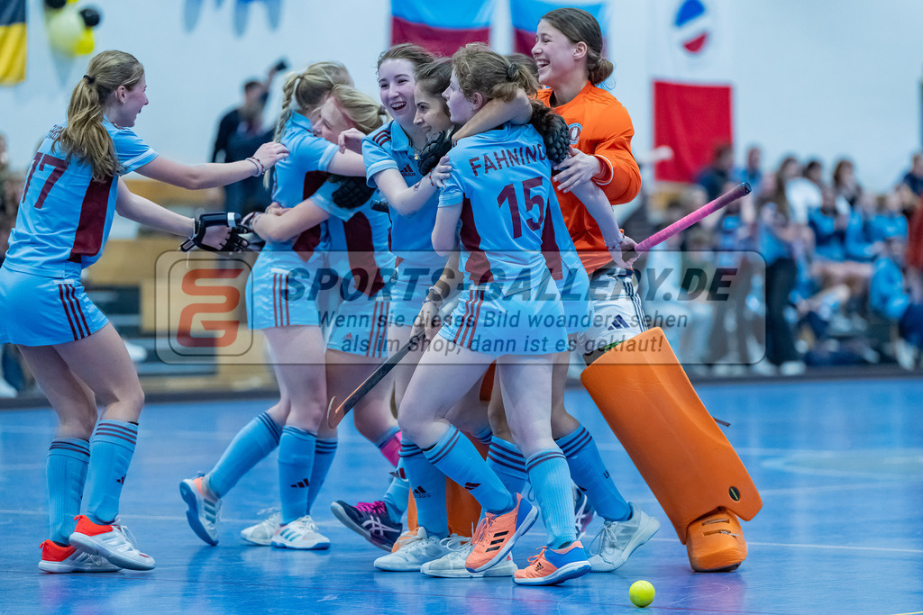 HK_20240303_108995 | 2. Halbfinale Deutsche Meisterschaft WU16 am 3.3.2024 Halle DHC, Düsseldorf ,