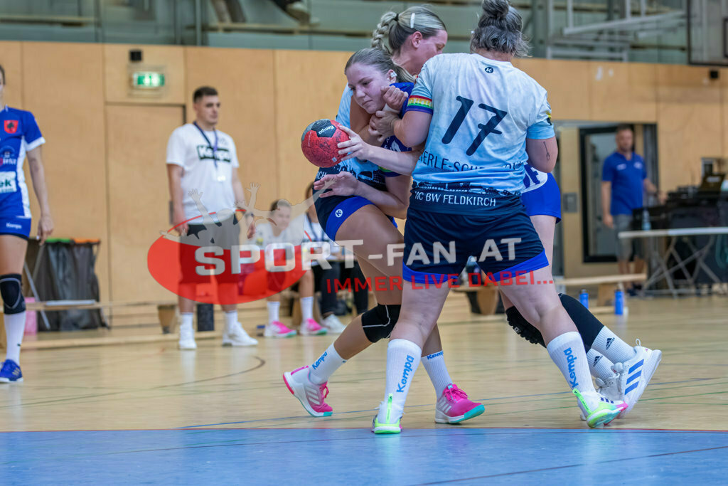 WHA Women Handball Austria | WHA Women Handball Austria SC witasek Ferlach - HC Sparkasse BW Feldkirch am 02.09.2023 in Ferlach
(Ballspielhalle), Austria, (Photo by Ernst Krawagner sport-fan.at) - Realisiert mit Pictrs.com