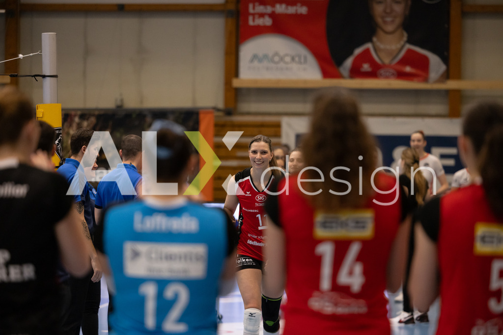 Volleyball I Frauen I Saison 2025-2026 I Volleyball NLA | Women I 1/4 Finals I VC Kanti Schaffhausen - BIWI Volleyball Franches-Montagnes I 21.02.2026 | 11 Kateřina Holásková (CZ) (VC Kanti Schaffhausen) – Mitte - Realisiert mit Pictrs.com