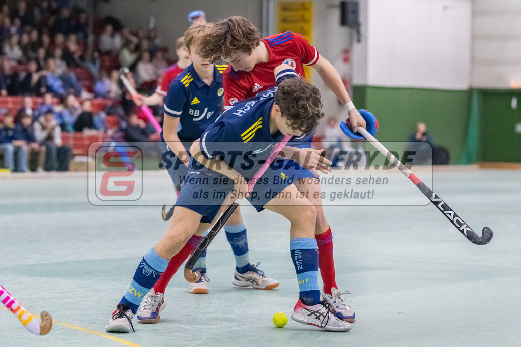 HK_20230304_105798 | Deutsche Meisterschaft MU16 Zehlend. Wespen - Mannheimer HC am 4.3.2023 RWK, Köln ,