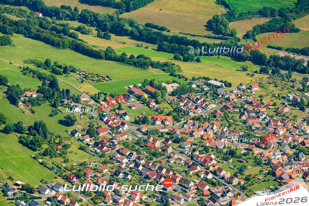 Schrägluftbild  Völkershausen  Vacha - Das Luftbild wurde 2025 vom UL-Flugzeug heraus erstellt (ohne Drohne- keine Drohnenaufnahme ) - Hochauflösende Luftaufnahme -Nicht vergleichbar mit Google Maps oder Satelittenbilder- Die Geschenkidee !Mit Lizenz und Bildrechte bestellbar