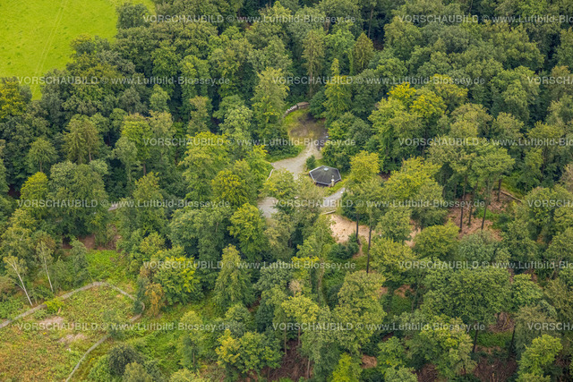 Warstein240712985Hirschberg | Luftbild, Kohlenmeiler im Wald bei Hirschberg, Warstein, Sauerland, Nordrhein-Westfalen, Deutschland