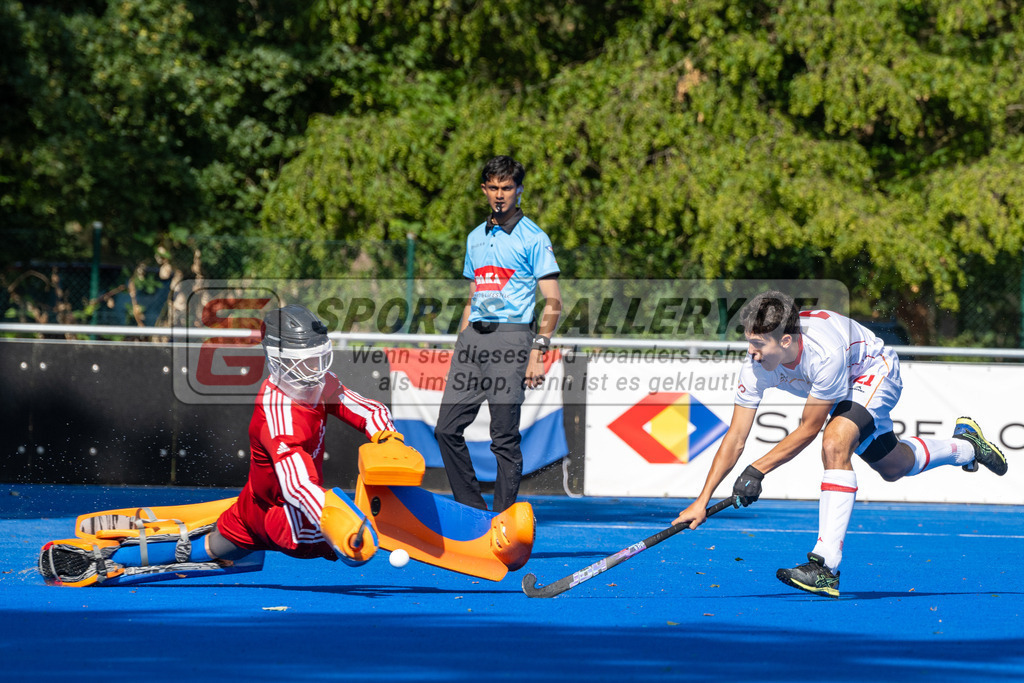 SFE_20230716_0079 | EuroHockey EM U18 Boys 3th 4th Netherlands vs Spain am 16.07.2023 in Krefeld (Gerd-Wellen-Hockeyanlage), Photo: Stephan Fehrmann 2023 (Sports-Gallery)