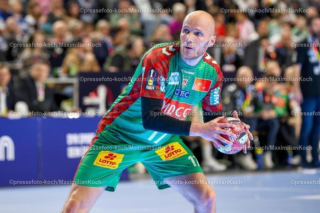 xSSCx19042601038 | 19.04.2026, xsscx, Handball, DHB-Pokal Lidl Final4, Spiel um Platz 3, TBV Lemgo-Lippe - SC Magdeburg, Saison 2025 / 2026 Herren, Lanxess Arena, Köln: Tim Hornke (SC Magdeburg #17) Photo: xSandraxScherningxPressefotoKochx