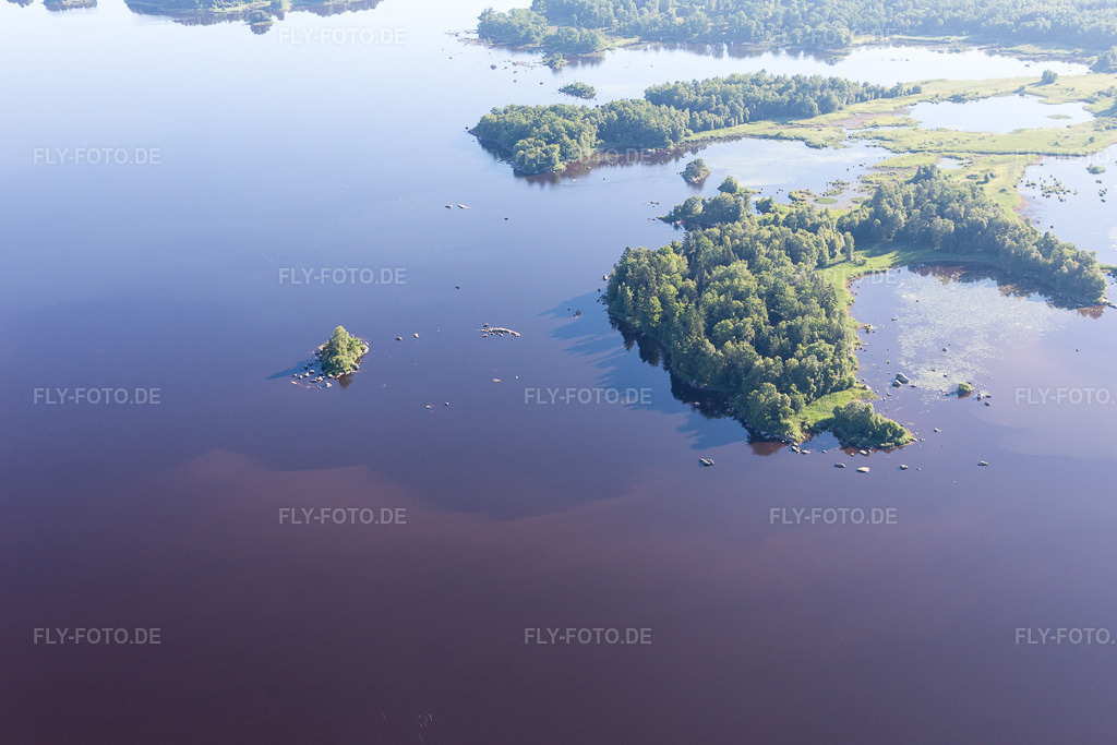 Luftbild: Ortsansicht in Torne im Bundesland Kronoberg in Schweden. Foto: IMG_108189.jpg vom 28.06.2018 durch Werner Riehm/FLY-FOTO.de