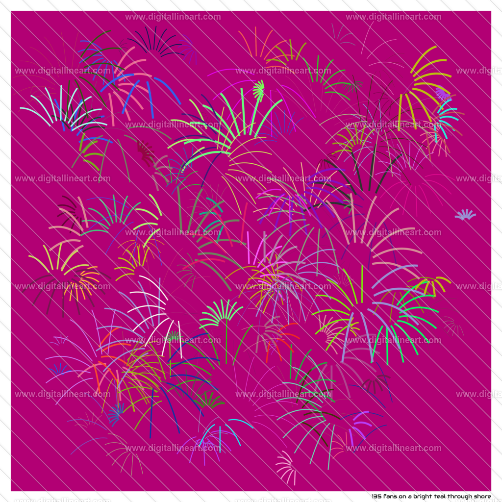 135-fans-a-bright-teal-through-shore | digitallineart - Realisiert mit Pictrs.com