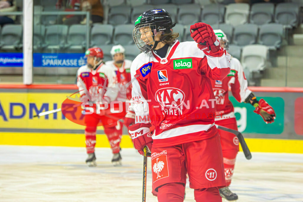 Eishockey DEBL 2023/24 | Eishockey DEBL 2023/24, KAC Frauen - Villach Lady Hawks am 27.09.2023 in Klagenfurt (Heidi Horten Arena), Austria, (Photo by Ernst Krawagner sport-fan.at) - Realisiert mit Pictrs.com