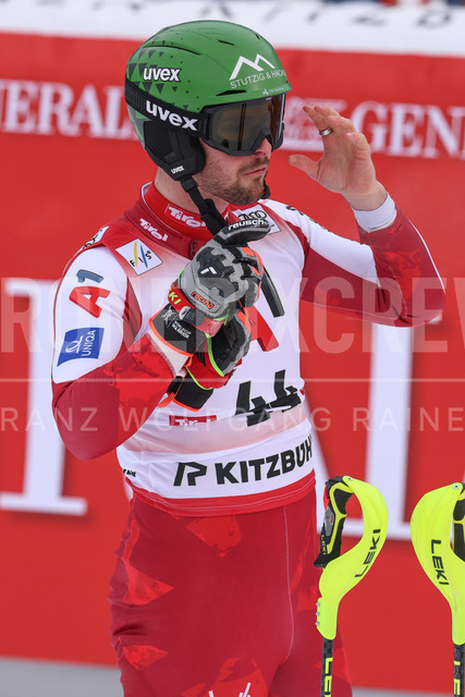 Audi FIS Ski World Cup: Men’s Slalom – Hahnenkamm Race, Kitzbuehel | Kitzbuehel, Austria, 25.Jan.26 - Alpine Skiing - FIS World Cup, Hahnenkamm Race, Slalom, men. The image shows STURM Joshua (AUT, Atomic).